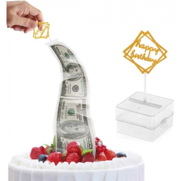 Caja Regalo Sorpresa Tira De Billetes Wilton Oz