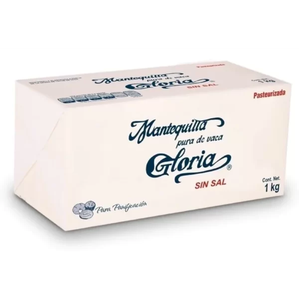 Mantequilla Gloria blanca 1 Kg