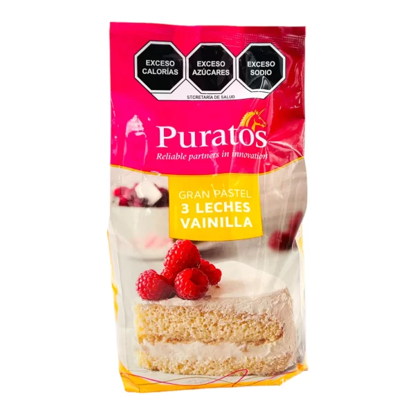Puratos Premix para pastel de 3 leches sabor vainilla