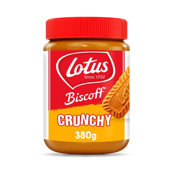 Lotus Biscoff Untable de Galleta Crunchy Sabor Galleta caramelizada 380 g