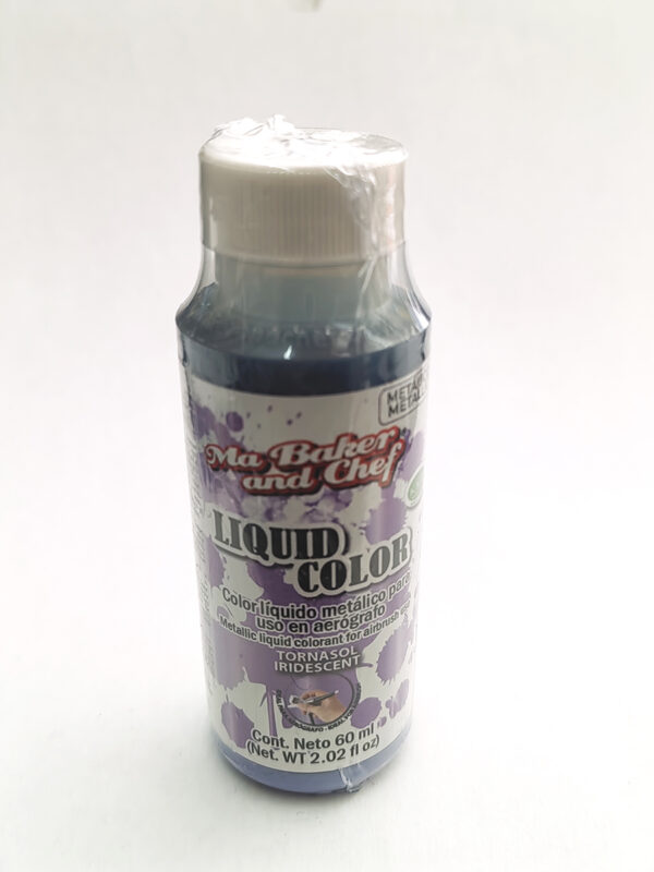 Liquid Color Ma Baker & Chef Tornasol Metálico 60 ml