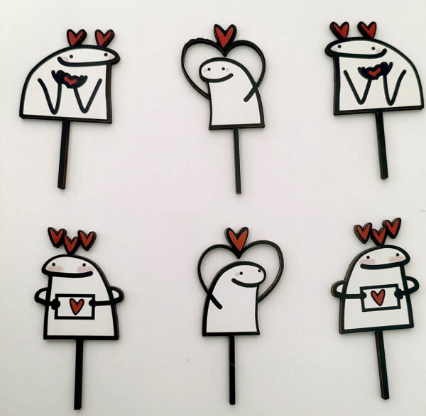 Letrero Set "Forks" enamorados
