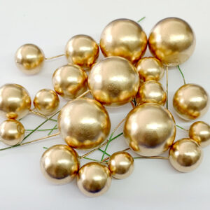Esferas decorativas Colores Sólidos Dorado