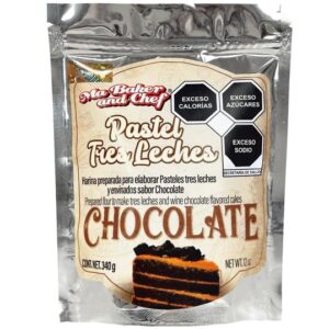 harina preparada para pan esponja tres leches sabor chocolate 1 kg
