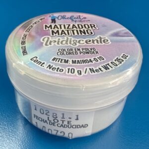 Matizador en Polvo Iridiscente Tornasol Verde rosado Ma Baker & Chef 9 g