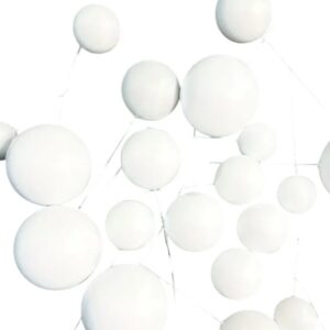 Esferas decorativas Colores Sólidos Blanca