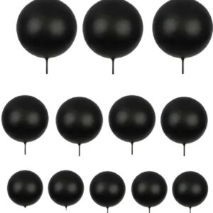 Esferas decorativas Colores Sólidos Negro