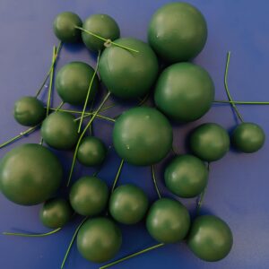 Esferas decorativas Colores Sólidos Verde bandera