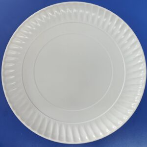Charola blanca Redonda 23 cm de Plastico #12