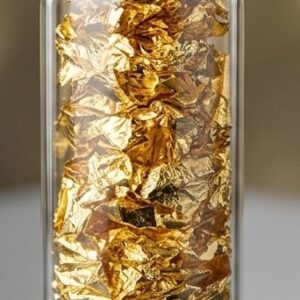 Golden paper decorativo 2g, papel oro pedacitos